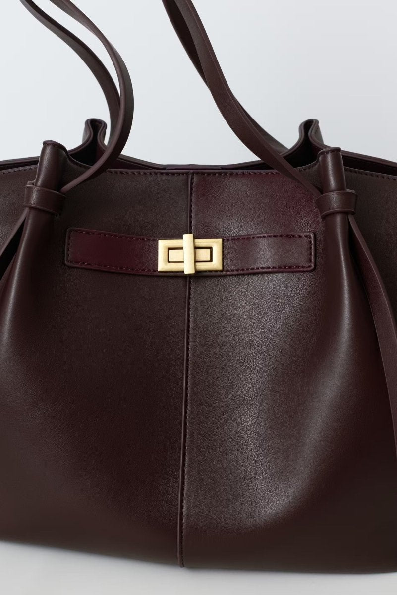 Long strap pu bag - Violet - Plug Addict