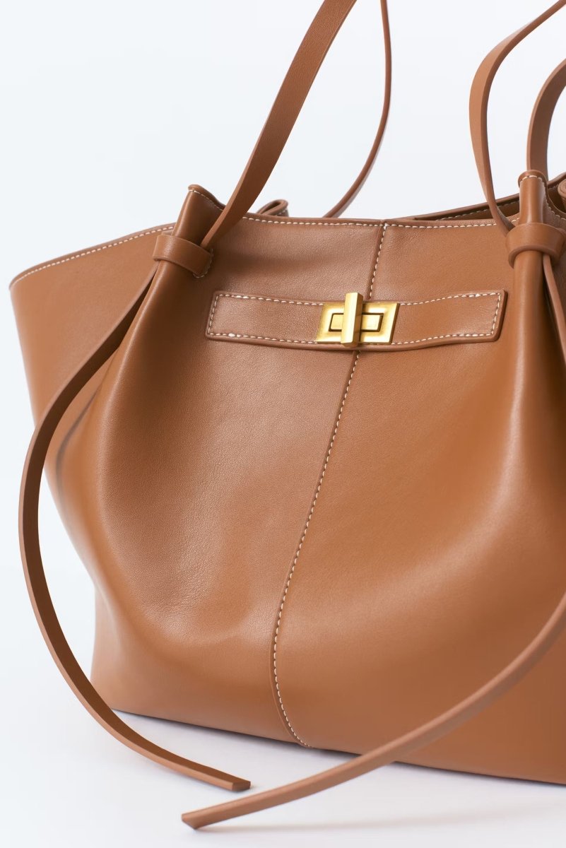Long strap pu bag - Marron - Plug Addict