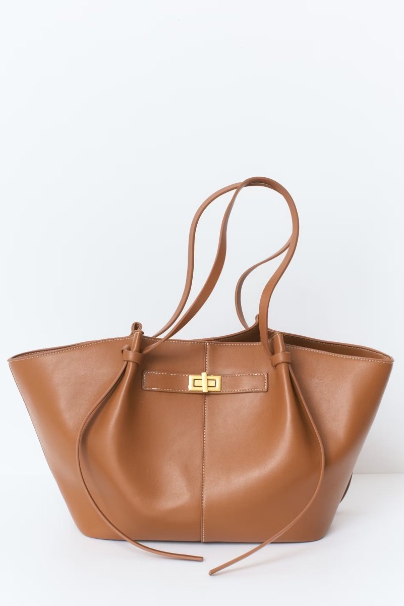 Long strap pu bag - Marron - Plug Addict