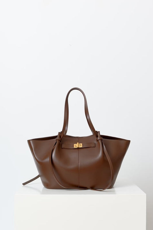 Long strap pu bag - Marron foncé - Plug Addict