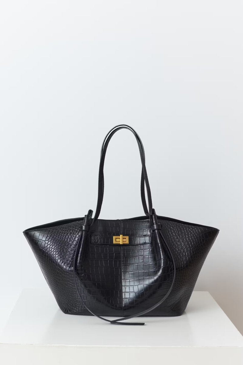 Long strap pu bag - Style Croco - Plug Addict