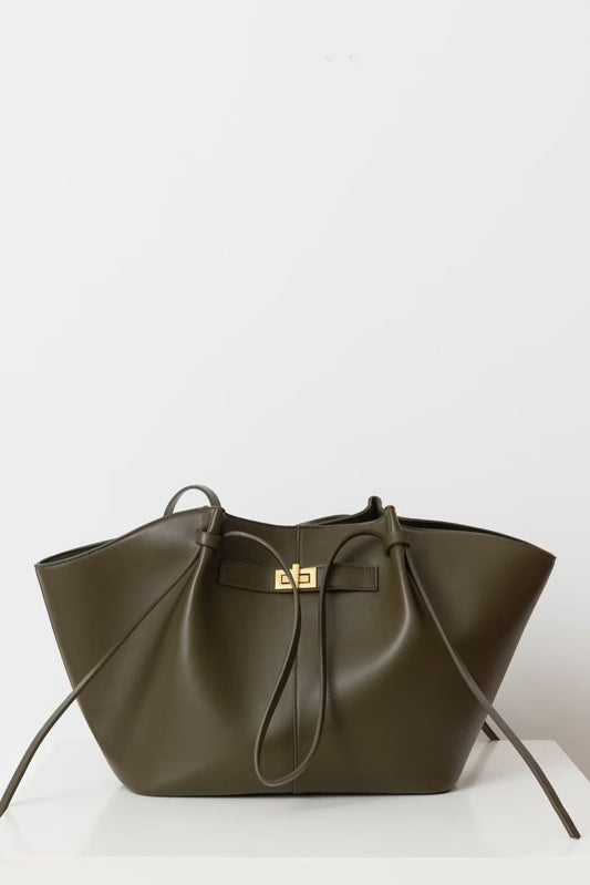Long strap pu bag - vert - Plug Addict