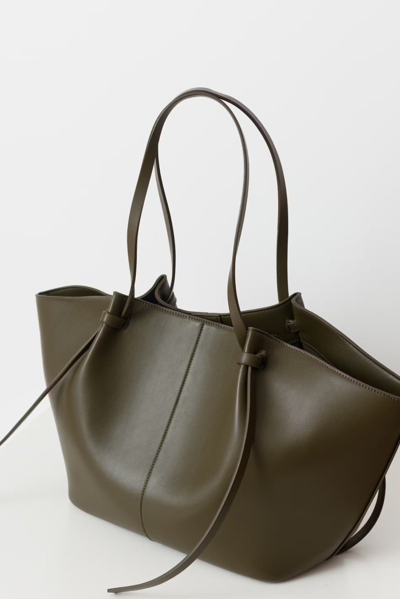 Long strap pu bag - vert - Plug Addict