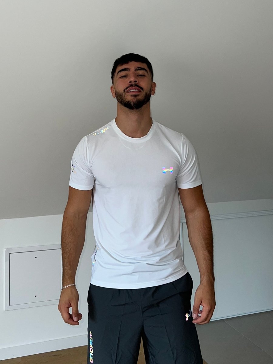 T-shirt Blanc Fluorescent - Plug Addict
