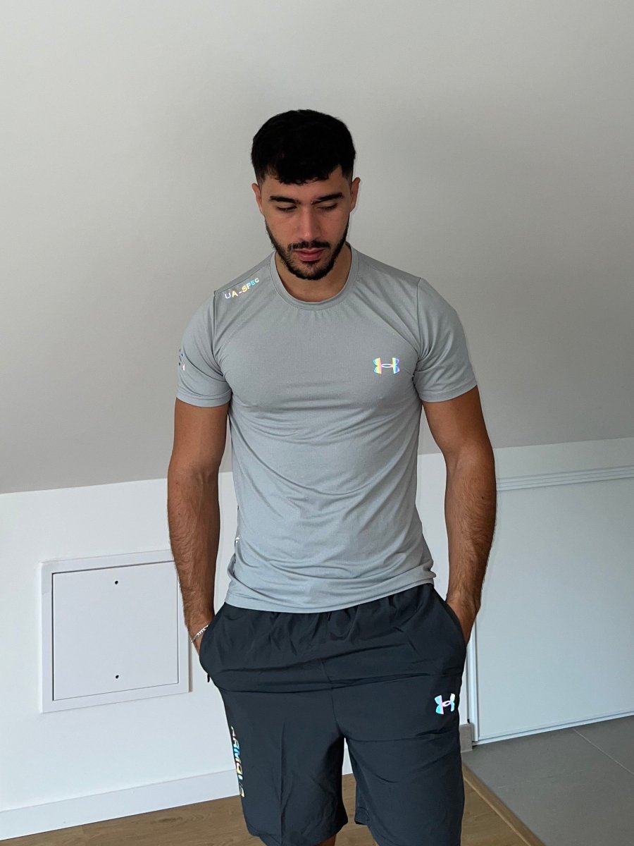 T-shirt Gris Fluorescent - Plug Addict